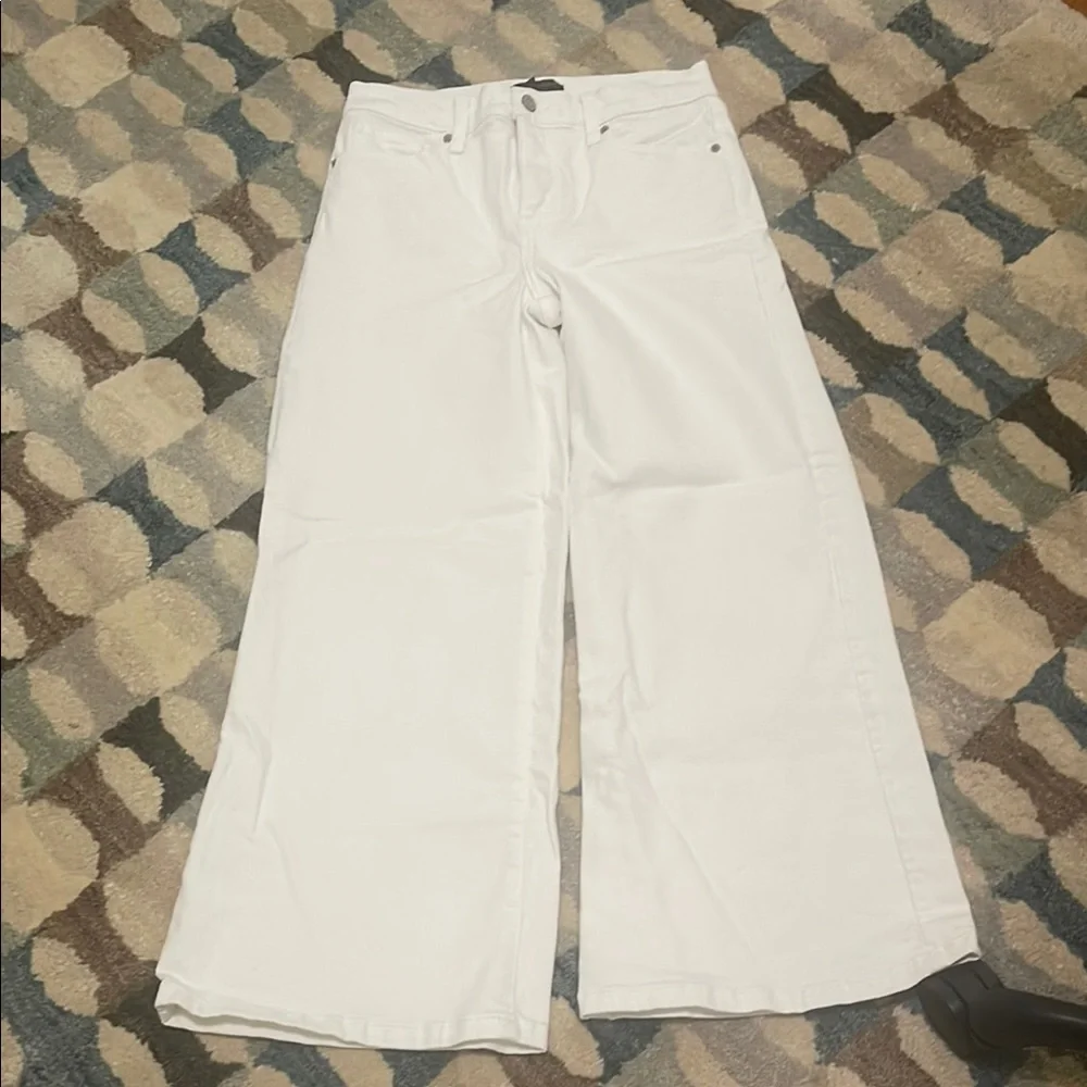 Banana Republic White Flare Jeans - Picture 1 of 5